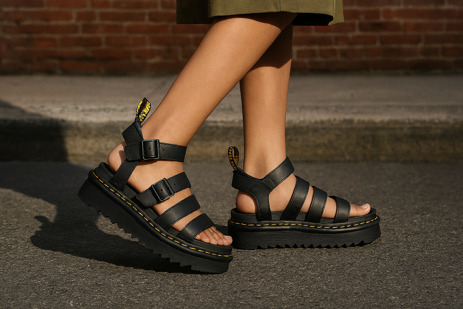 Outfits con Sandalias de Plataforma de Dr. Martens